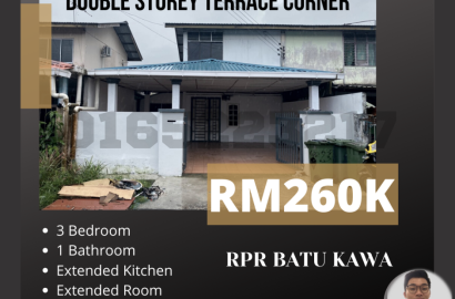 RPR Batu Kawa Double Storey Terrace Corner