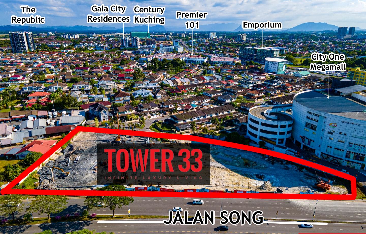 Tower 33 @ Jalan Song, Kuching