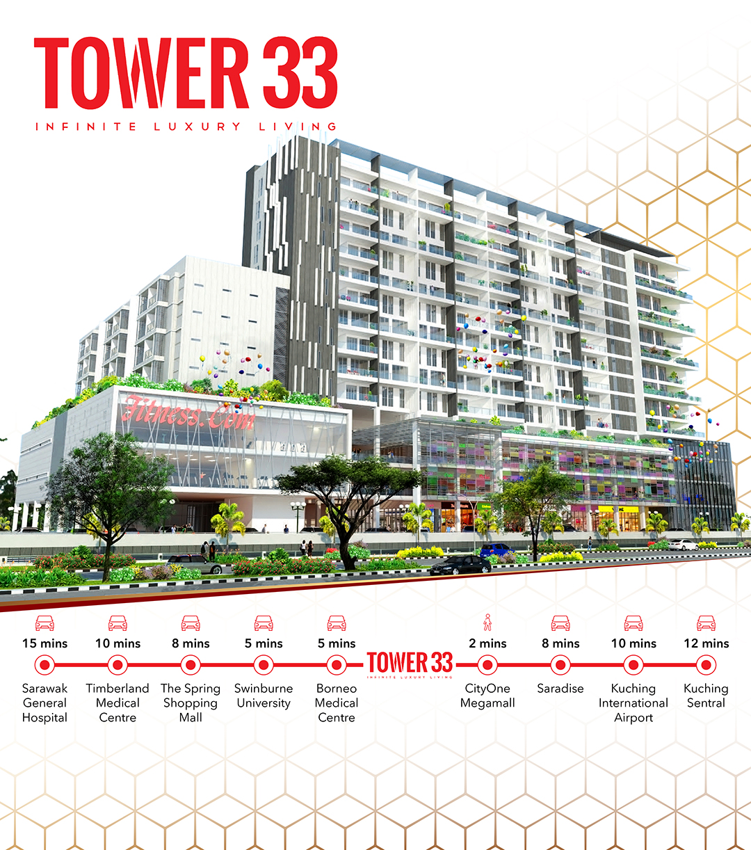 Tower 33 @ Jalan Song, Kuching